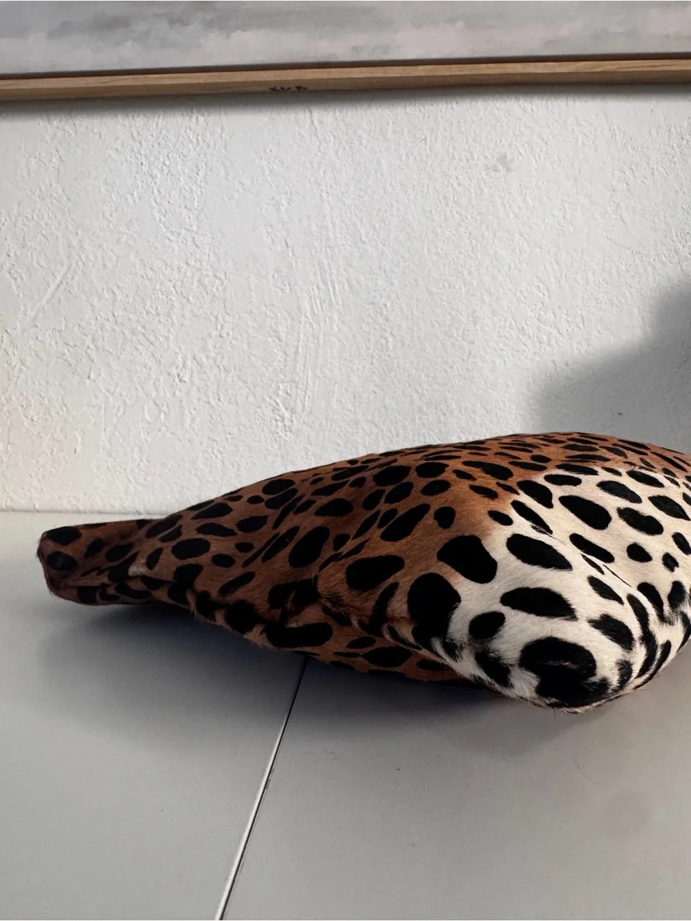 Clare V Leopard Print Clutch in Brown and Black - Picture 5 of 14